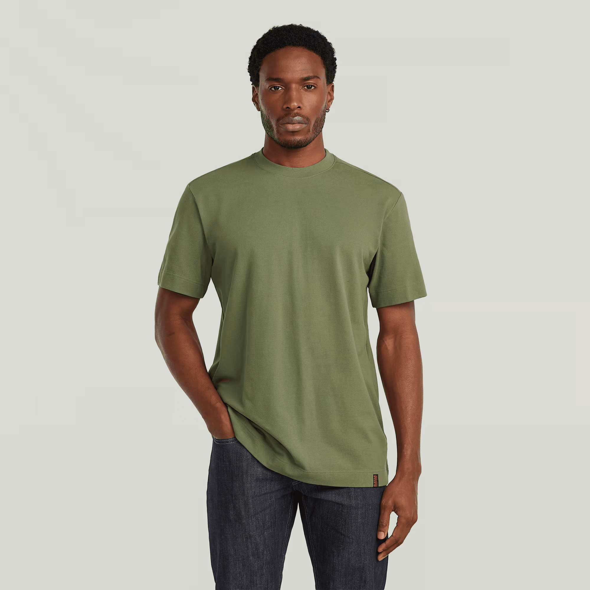 GS-01 Structured T-Shirt in Four Leaf Clover - Milu James St