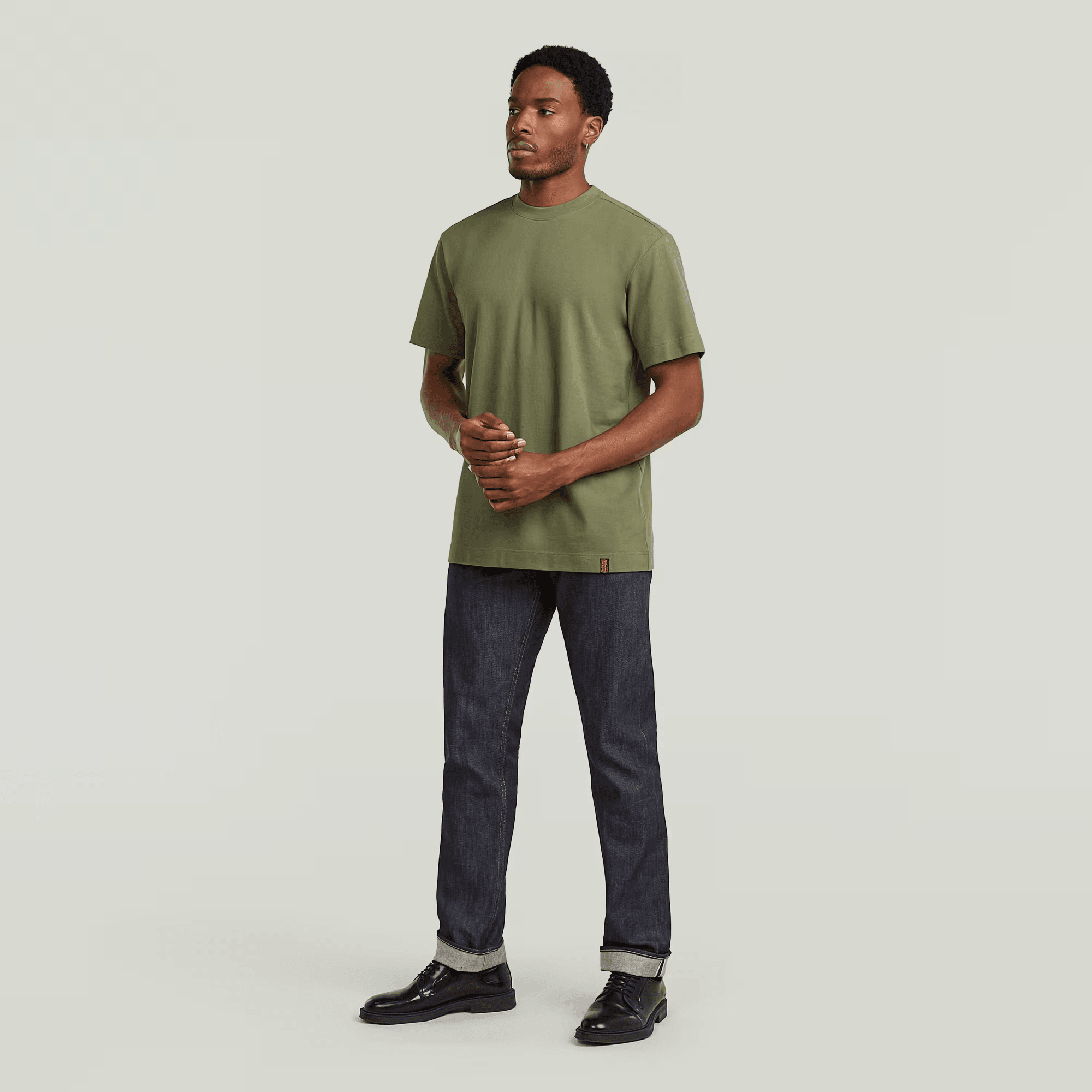 GS-01 Structured T-Shirt in Four Leaf Clover - Milu James St