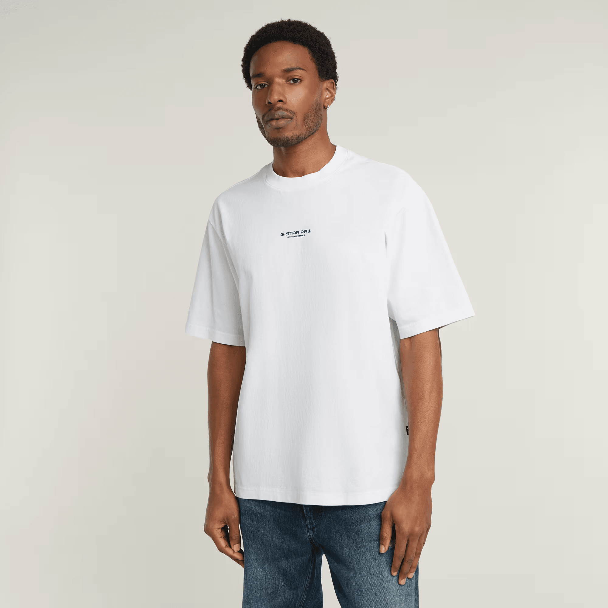 Knolling Back Graphic Boxy T-Shirt in White