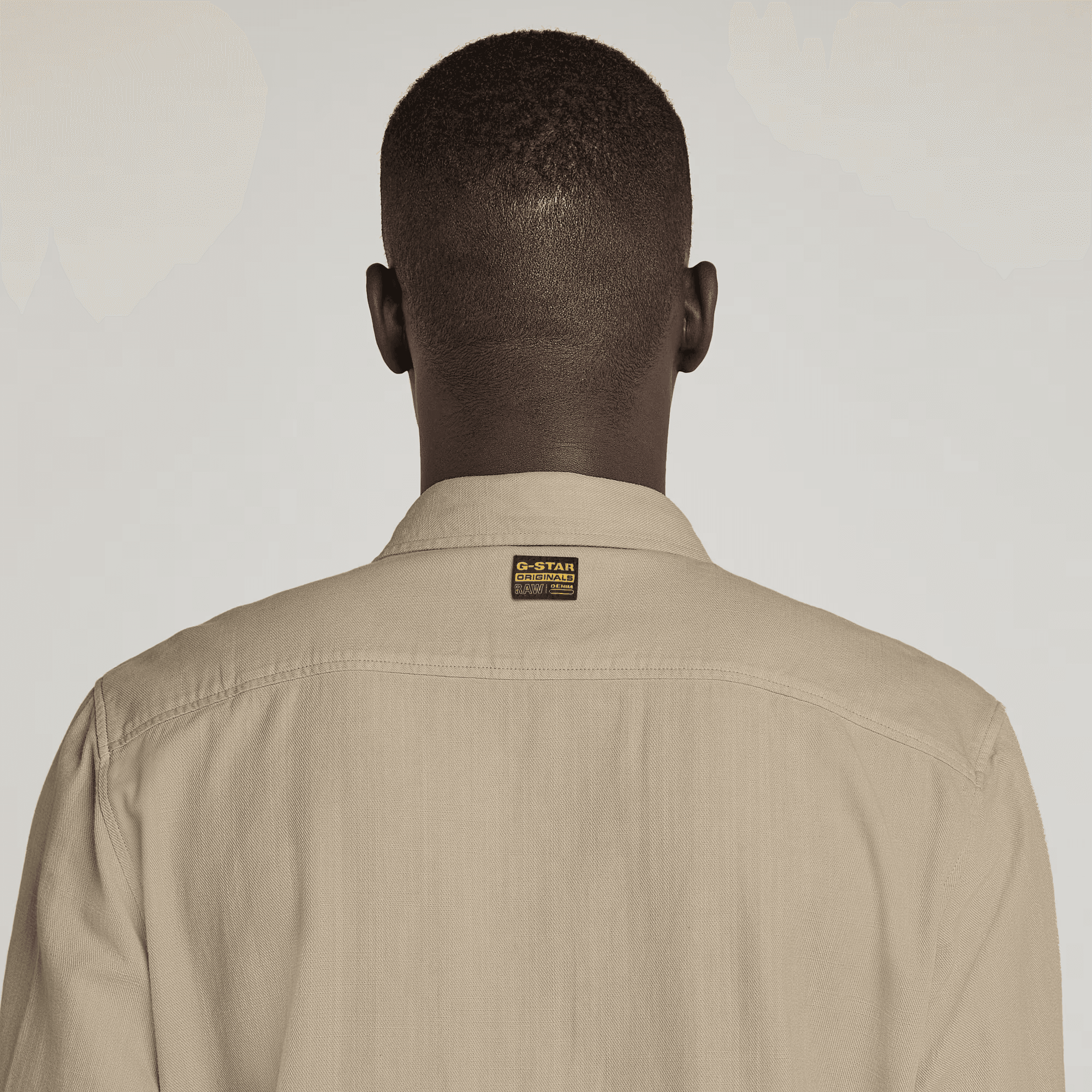 Marine Slim Shirt in Vintage Khaki