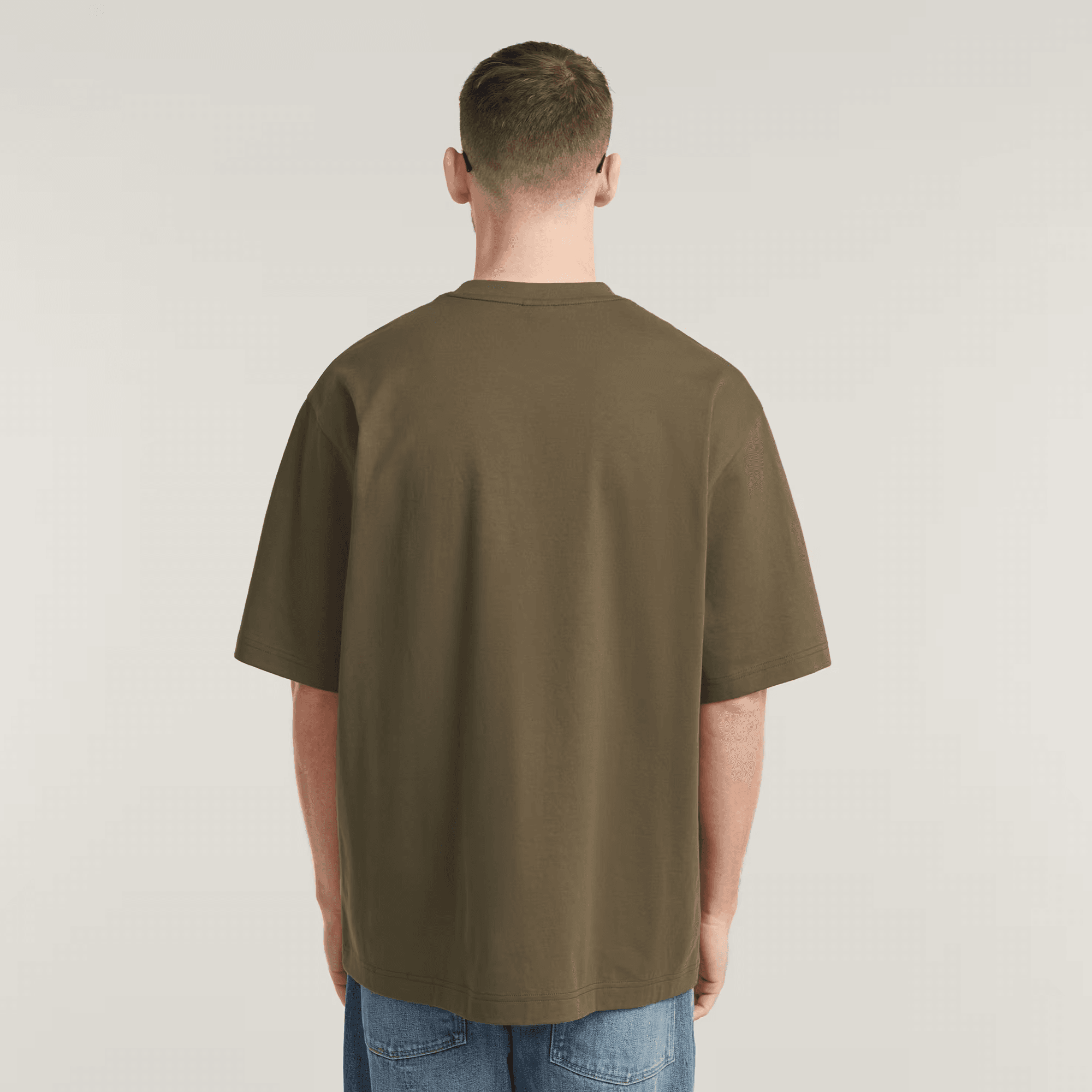 Old Skool Logo Boxy T-Shirt in Turf - Milu James St