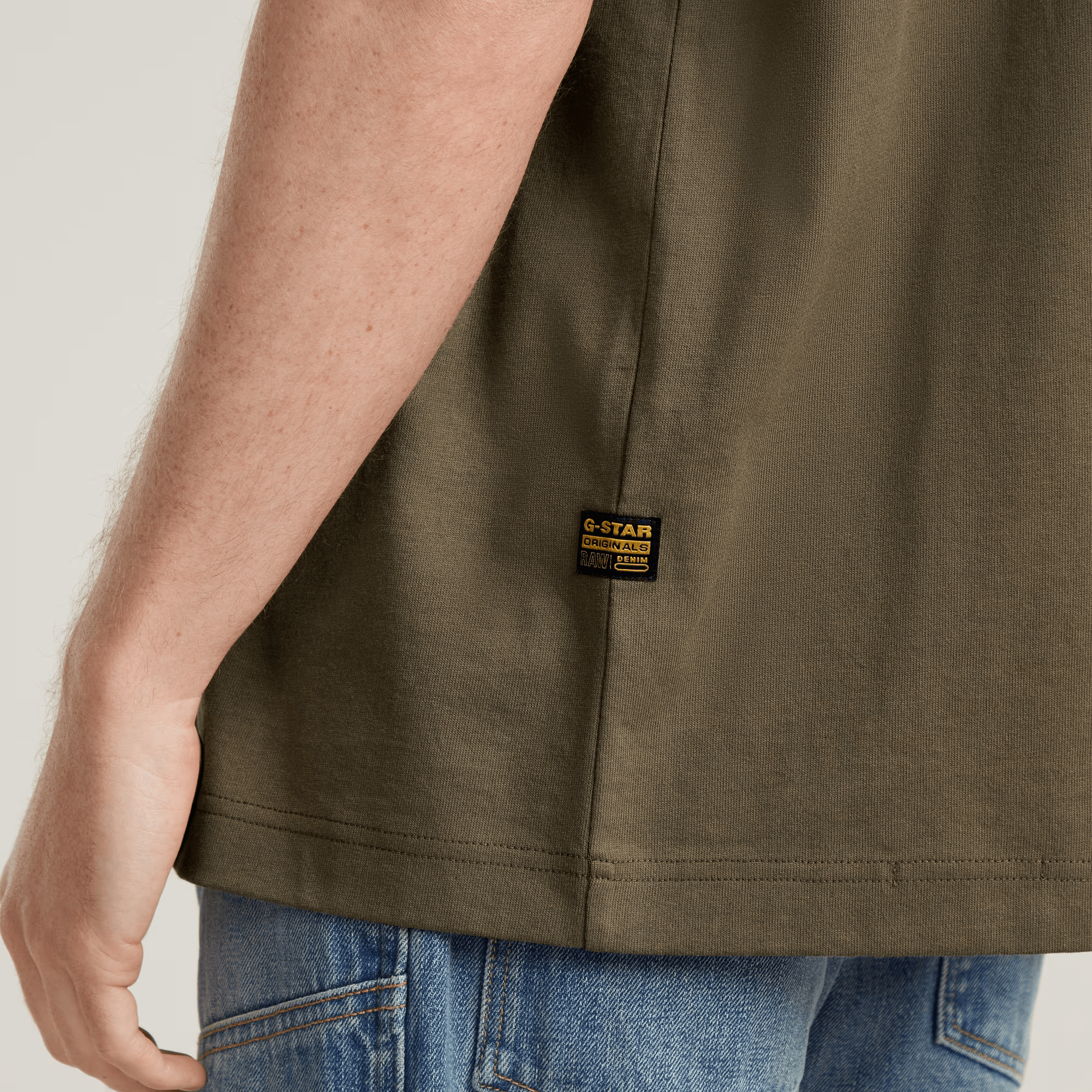 Old Skool Logo Boxy T-Shirt in Turf - Milu James St
