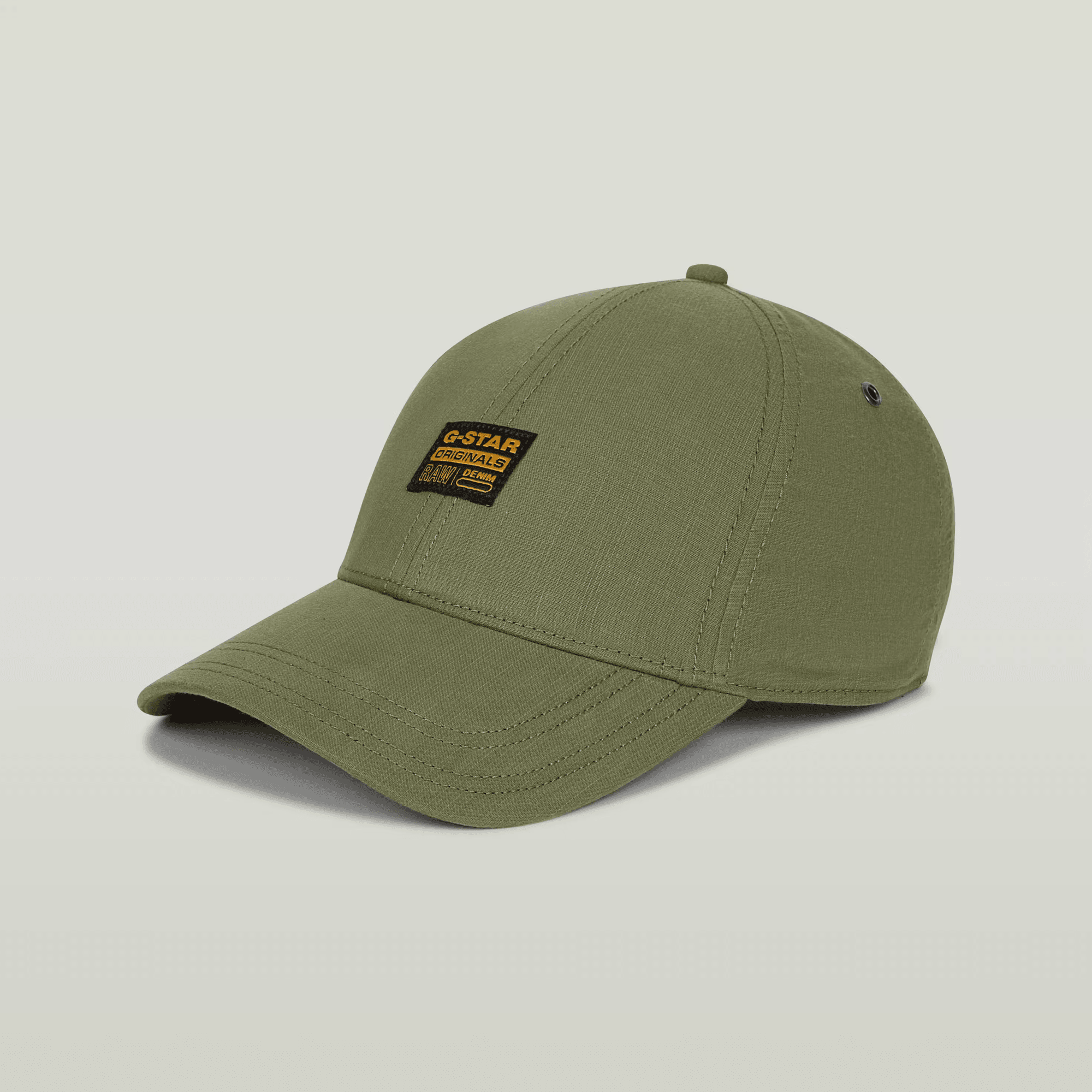 Originals Baseball Cap in Shadow Olive Slub Stripe - Milu James St