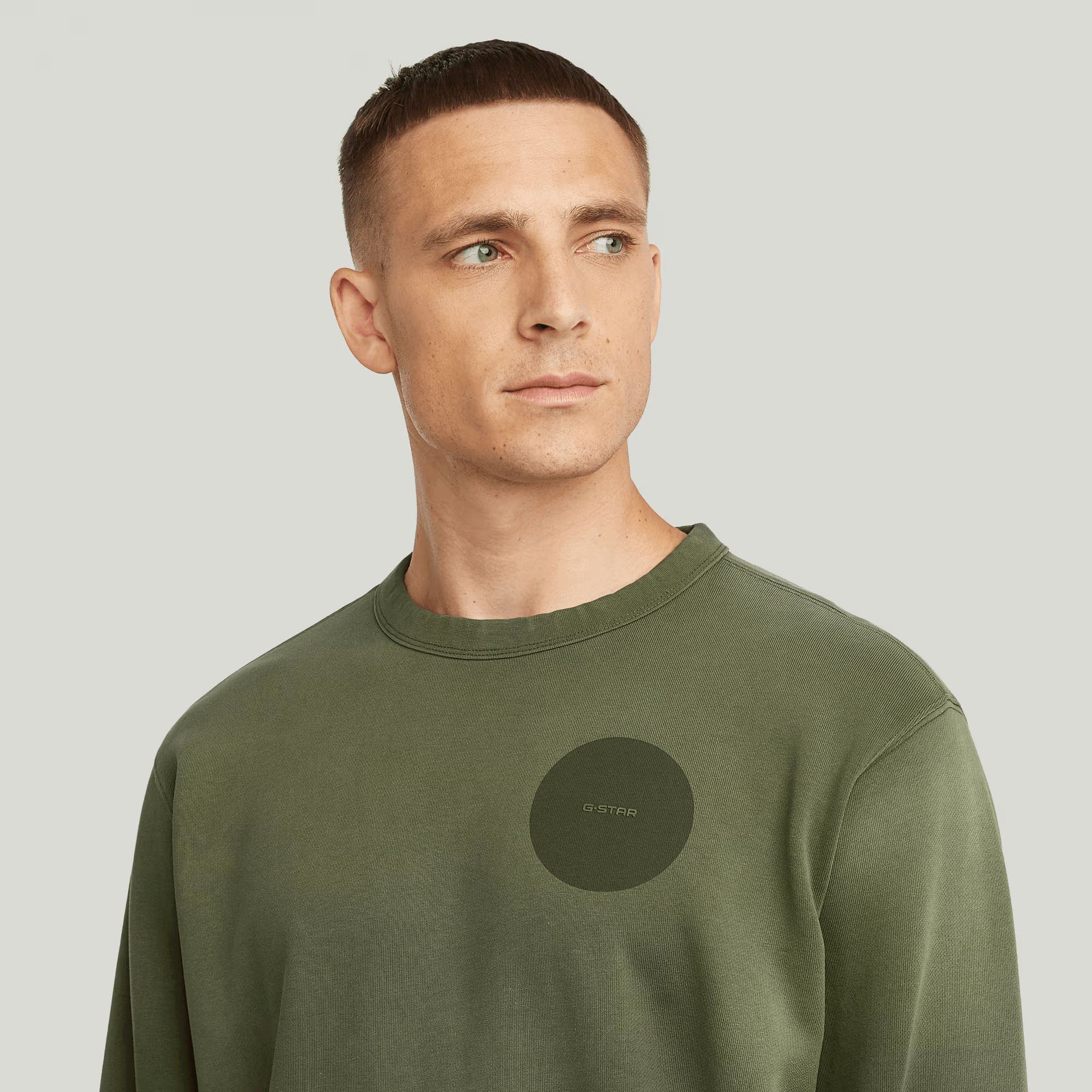 Sunfaded Sweater in Shadow Olive - Milu James St