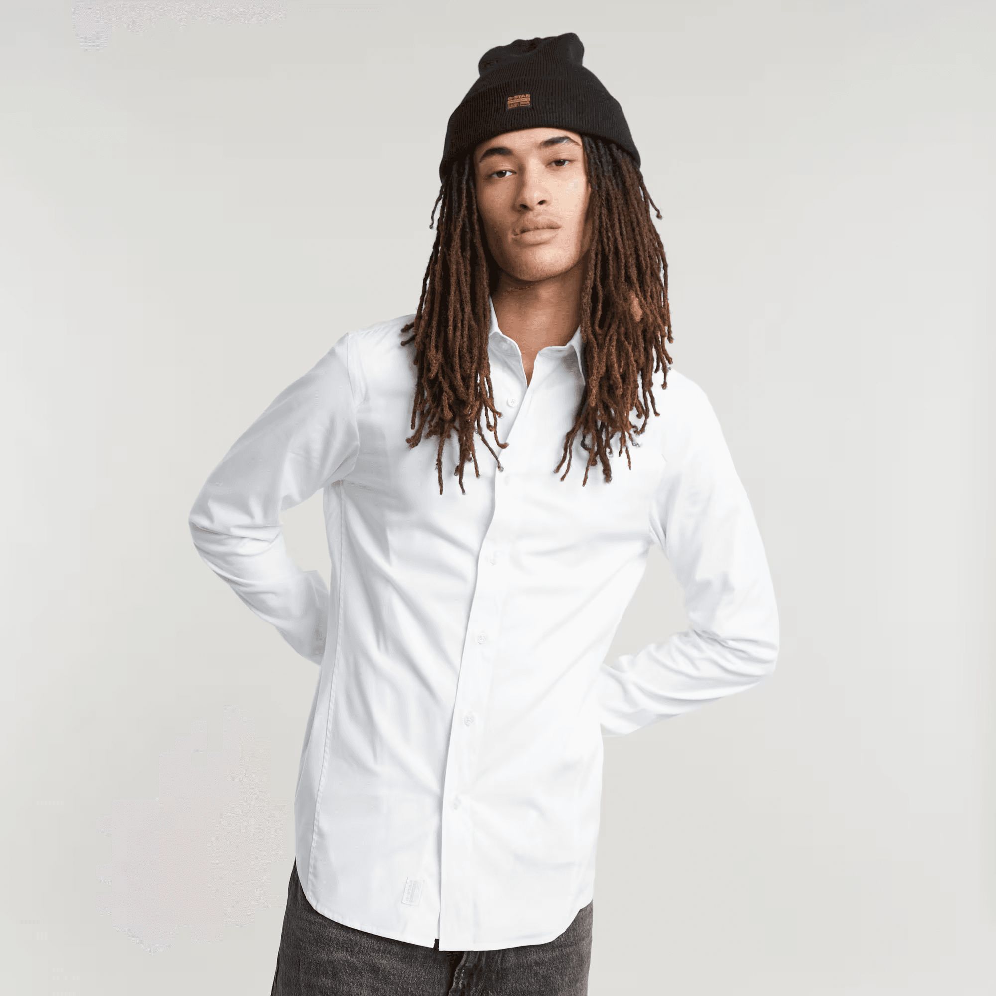 Uniform Slim Shirt in White