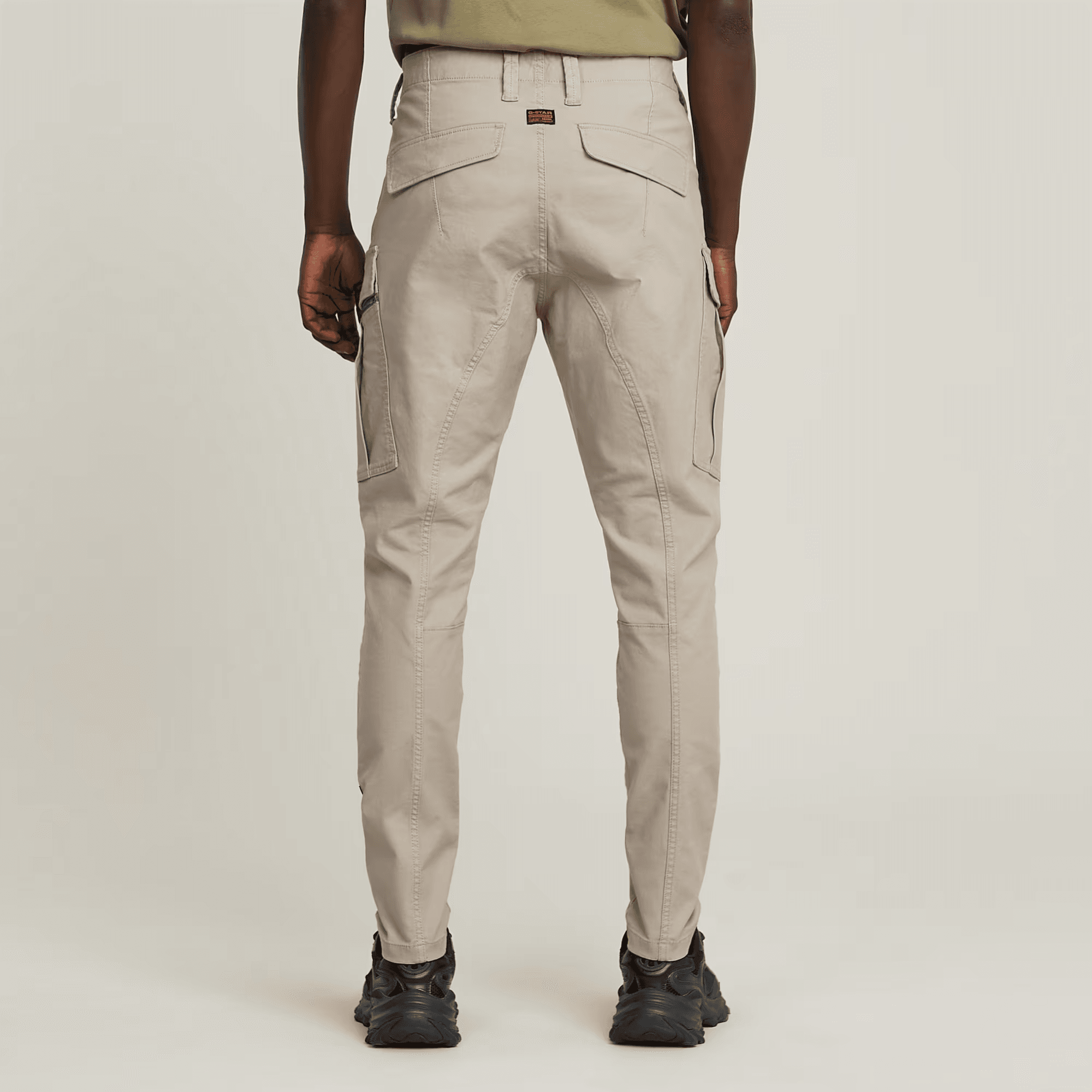 Zip Pocket 3D Skinny Cargo Pants 2.0 in Vintage Khaki