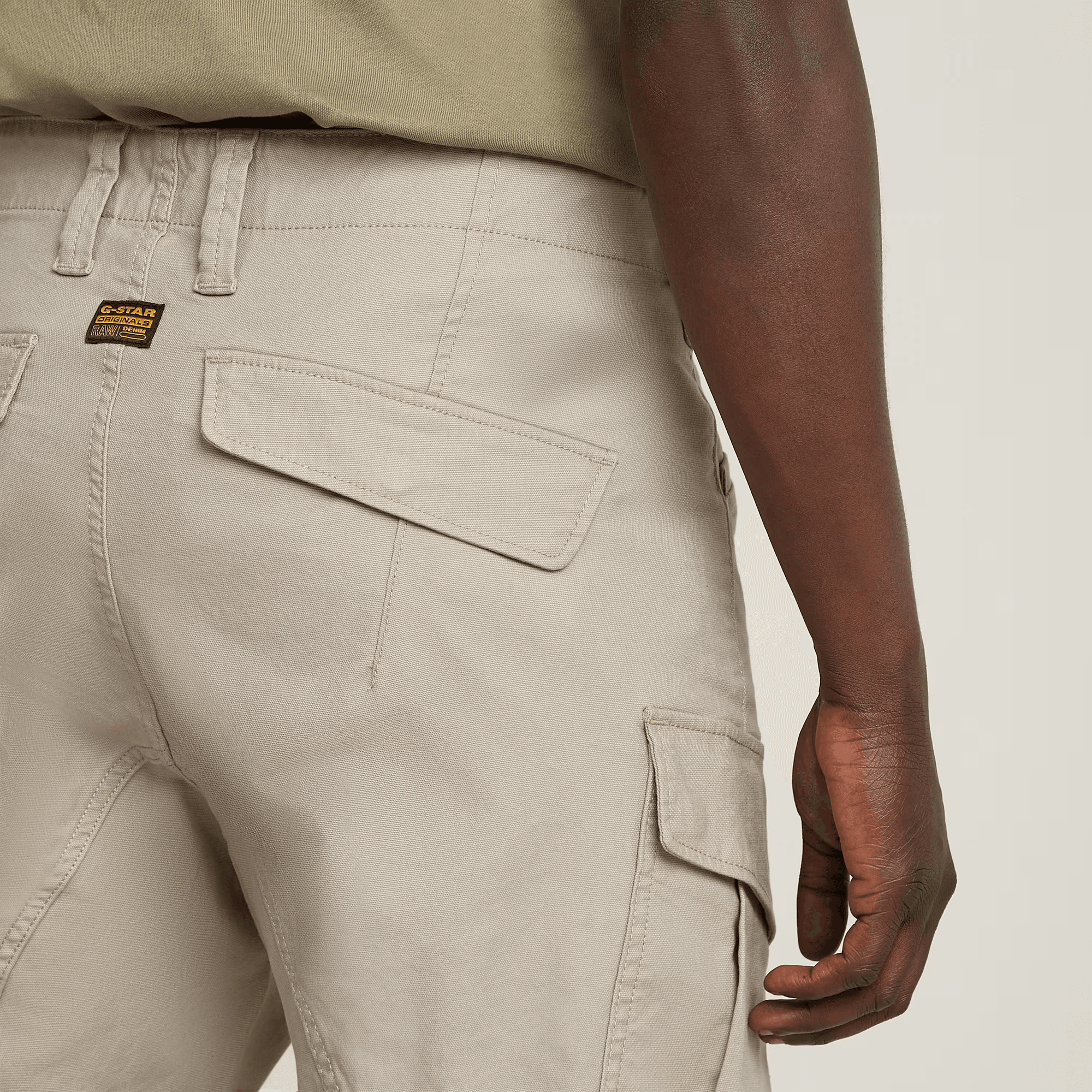 Zip Pocket 3D Skinny Cargo Pants 2.0 in Vintage Khaki