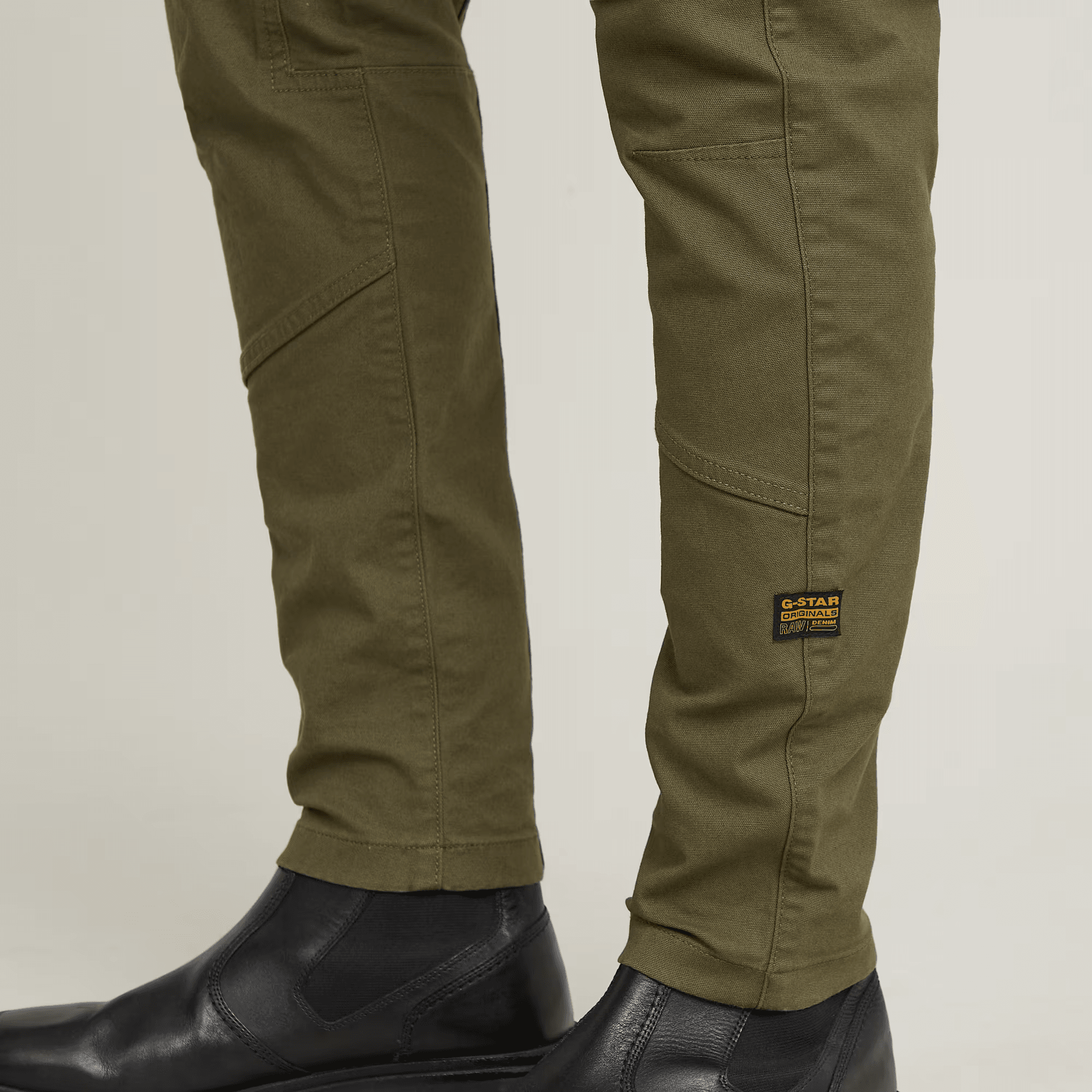 Zip Pocket 3D Skinny Cargo Pants 2.0 in Shadow Olive