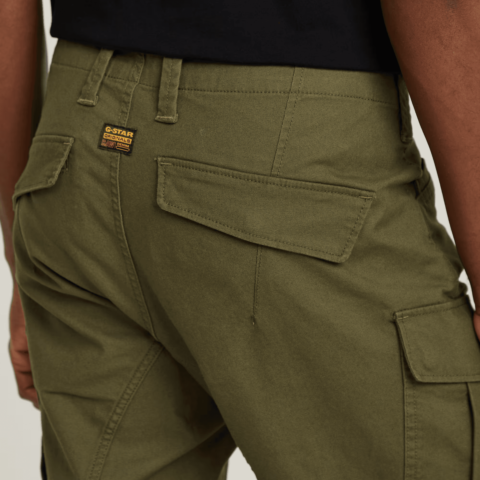 Zip Pocket 3D Skinny Cargo Pants 2.0 in Shadow Olive
