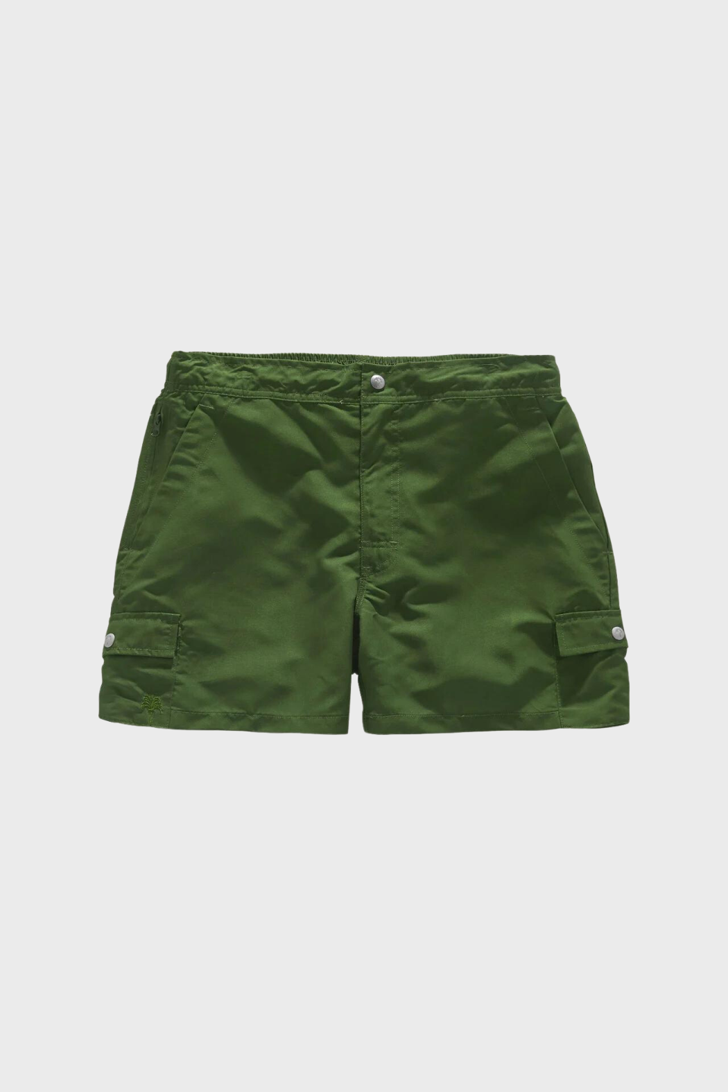 Swim Shorts in Green Cargo