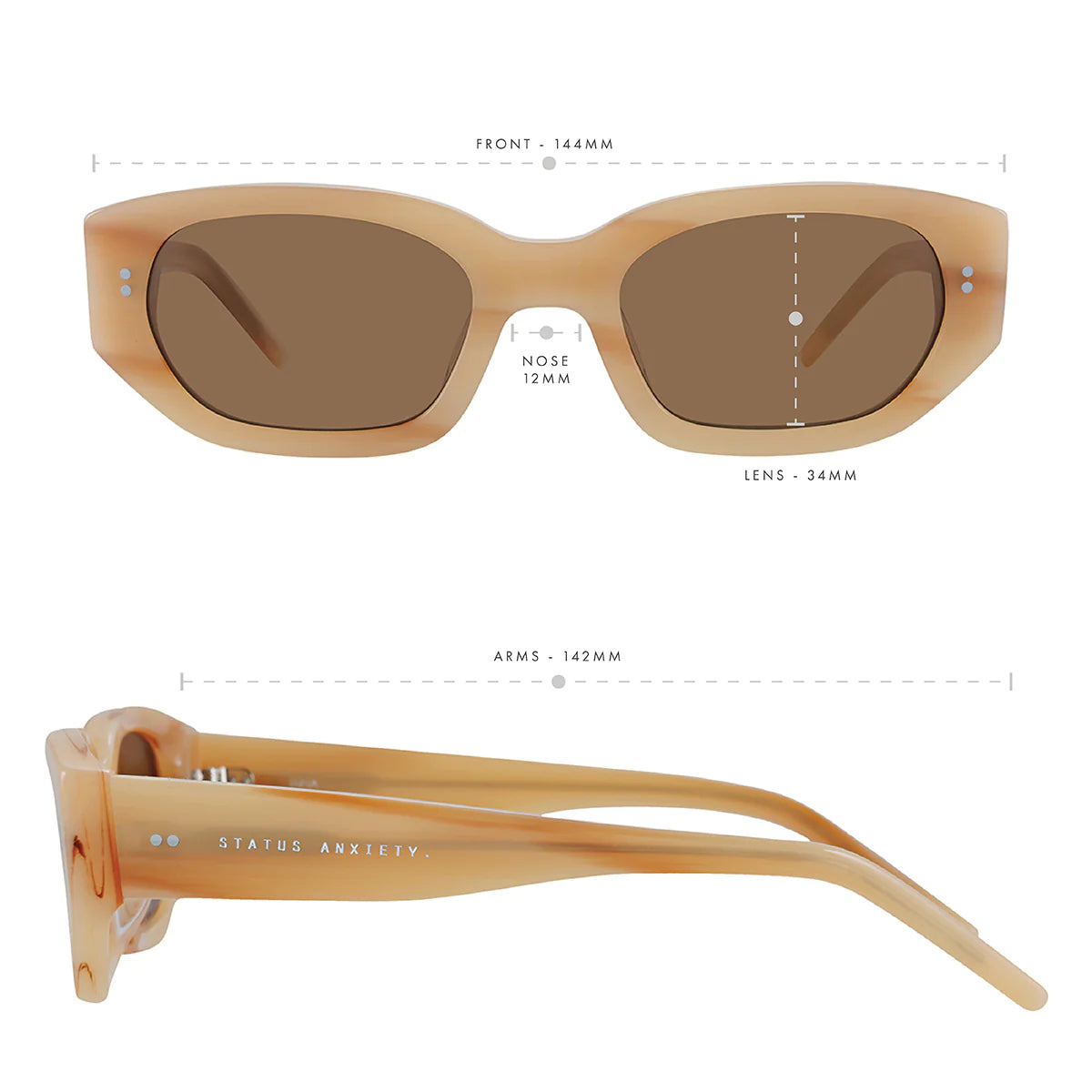 Luna Sunglasses in Blonde