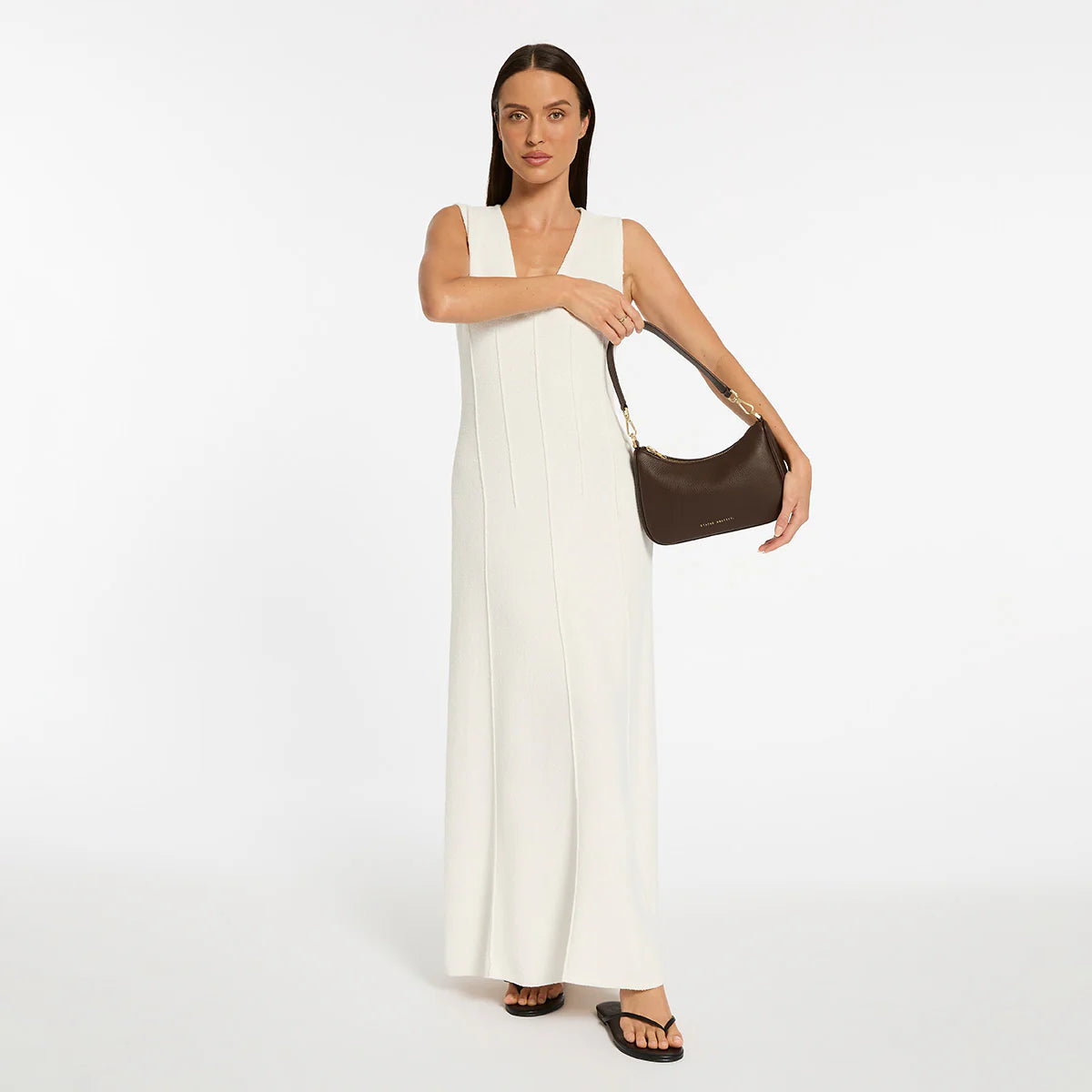 Look Both Ways Bag in Cocoa/Brushed Gold - Milu James St