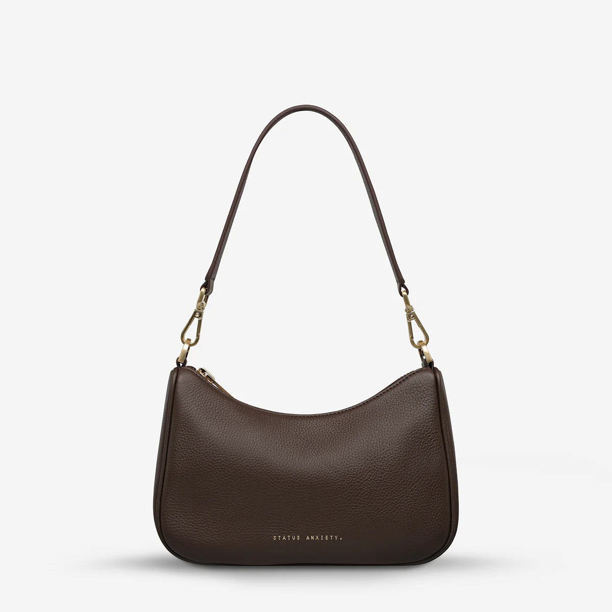 Look Both Ways Bag in Cocoa/Brushed Gold - Milu James St