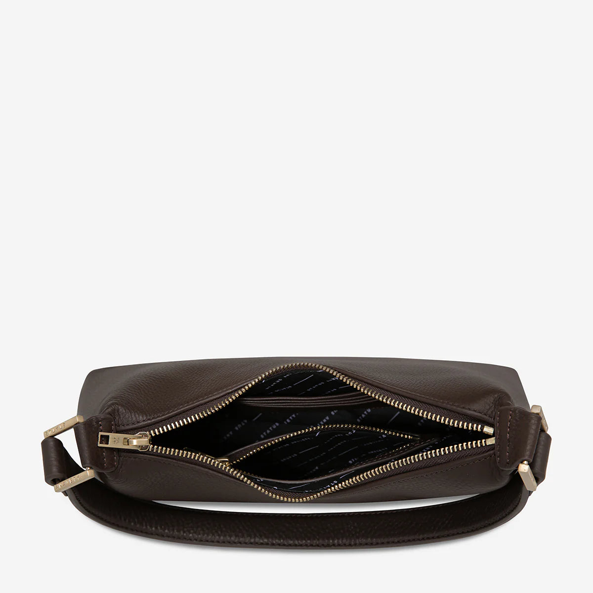 Reverie Bag in Cocoa/Brushed Gold - Milu James St