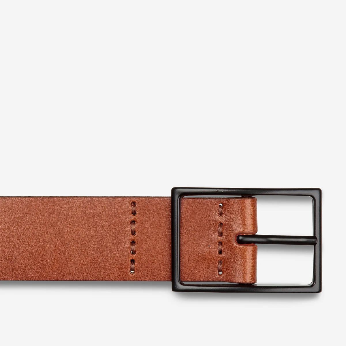 Natural Corruption Leather Belt in Tan