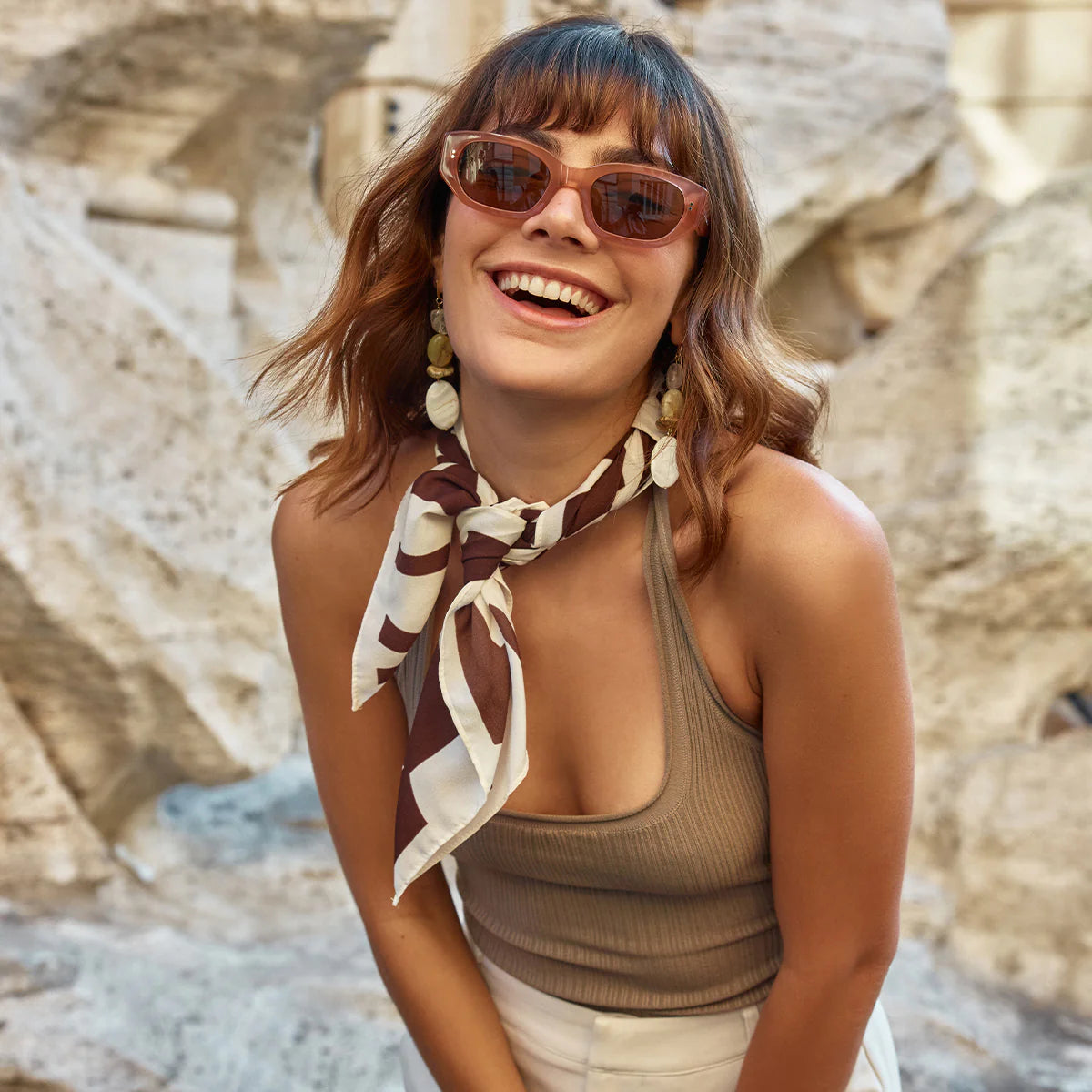 Luna Sunglasses in Rose