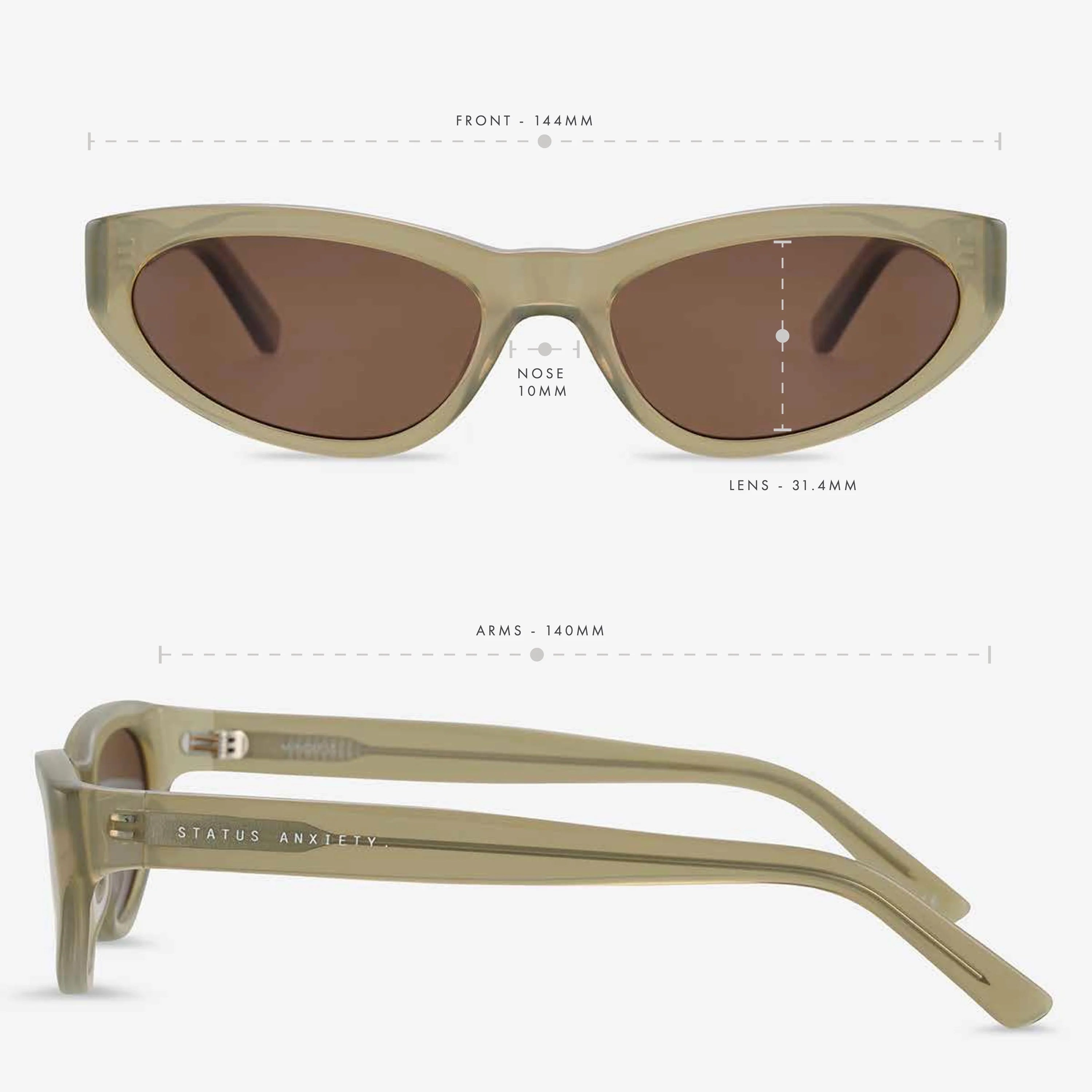 Mindless Sunglasses in Pear