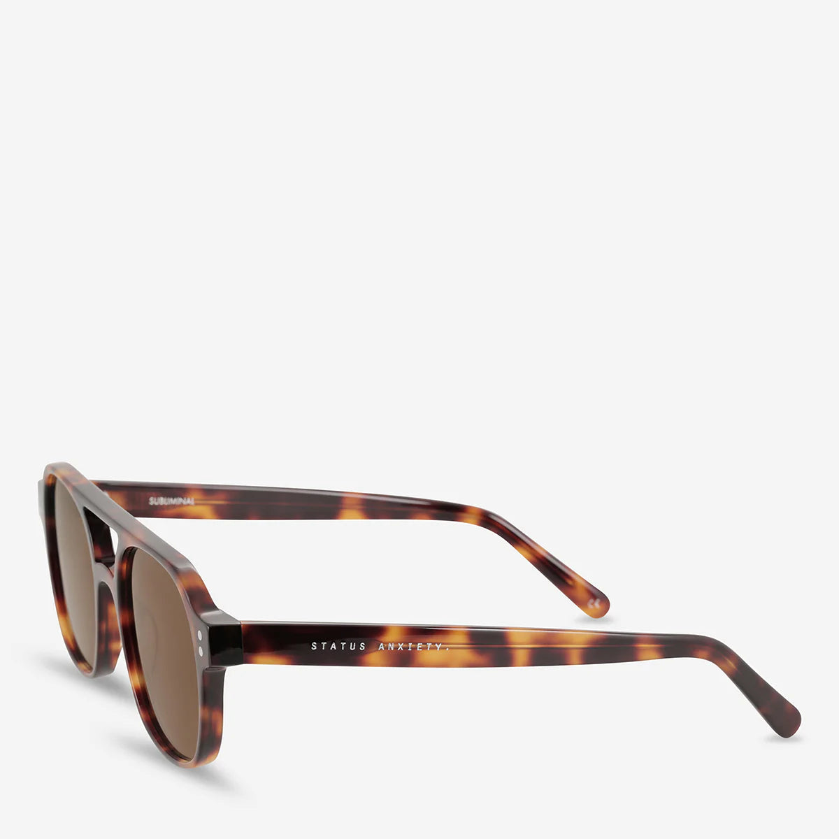 Subliminal Sunglasses in Brown Tort - Milu James St