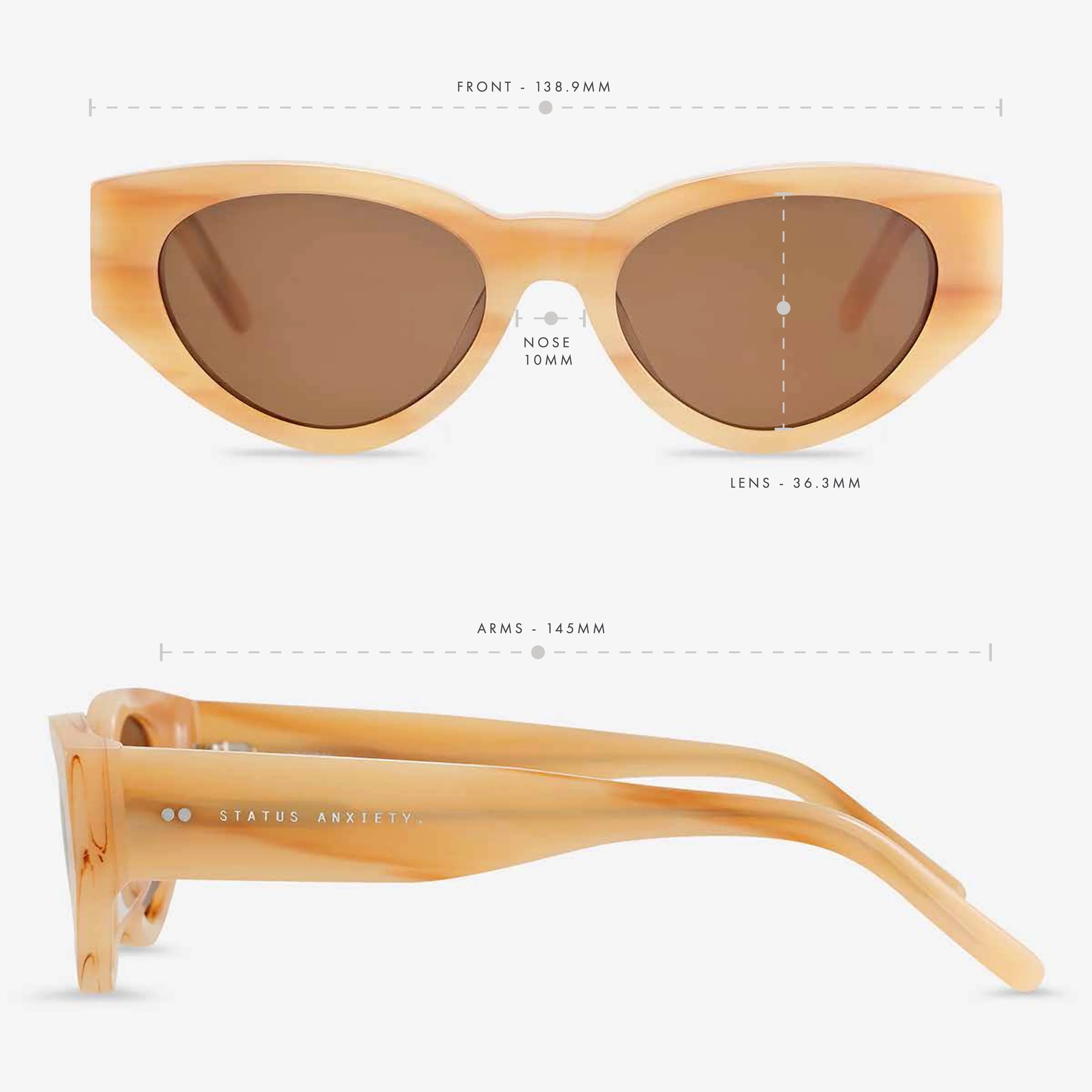 Visceral Sunglasses in Blonde