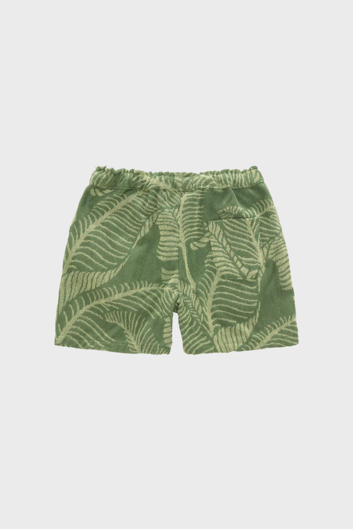 Terry Shorts in Banana Leaf