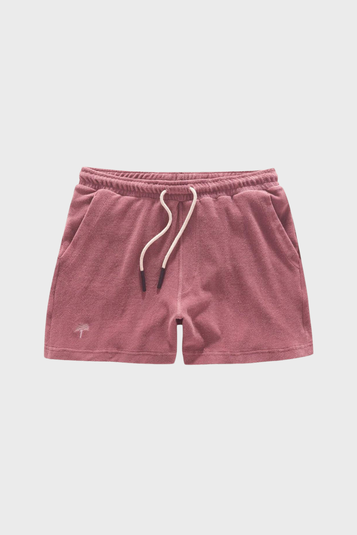 Terry Shorts in Dusty Plum