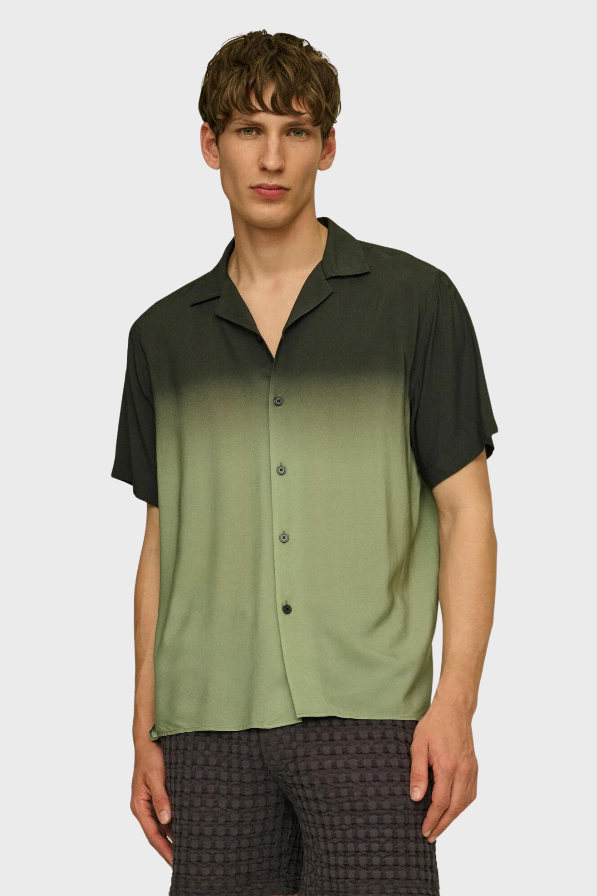 Viscose Shirt in Forest Grade