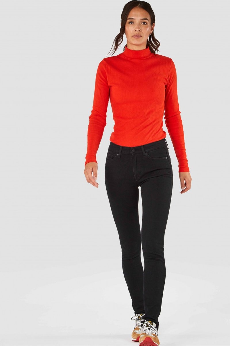 Juno Womens High stay black jean - Milu James St