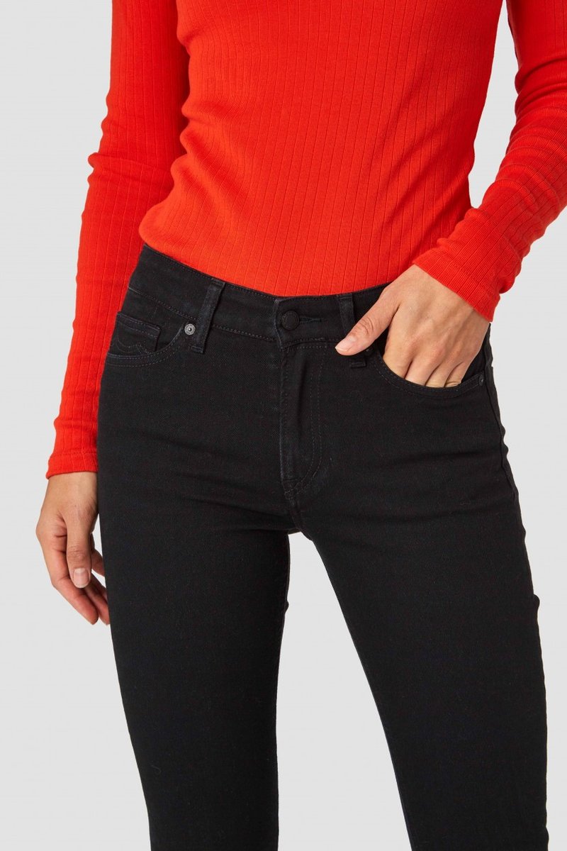 Juno Womens High stay black jean - Milu James St