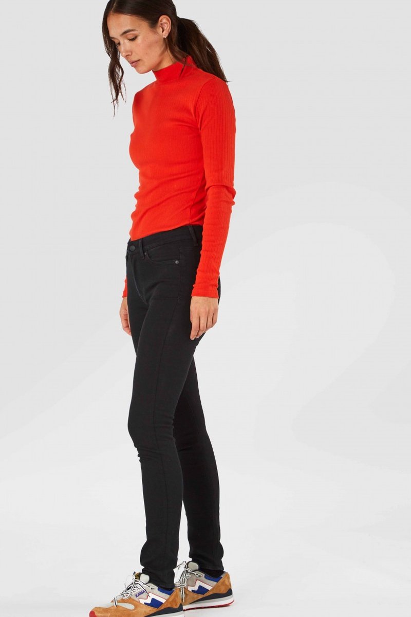 Juno Womens High stay black jean - Milu James St