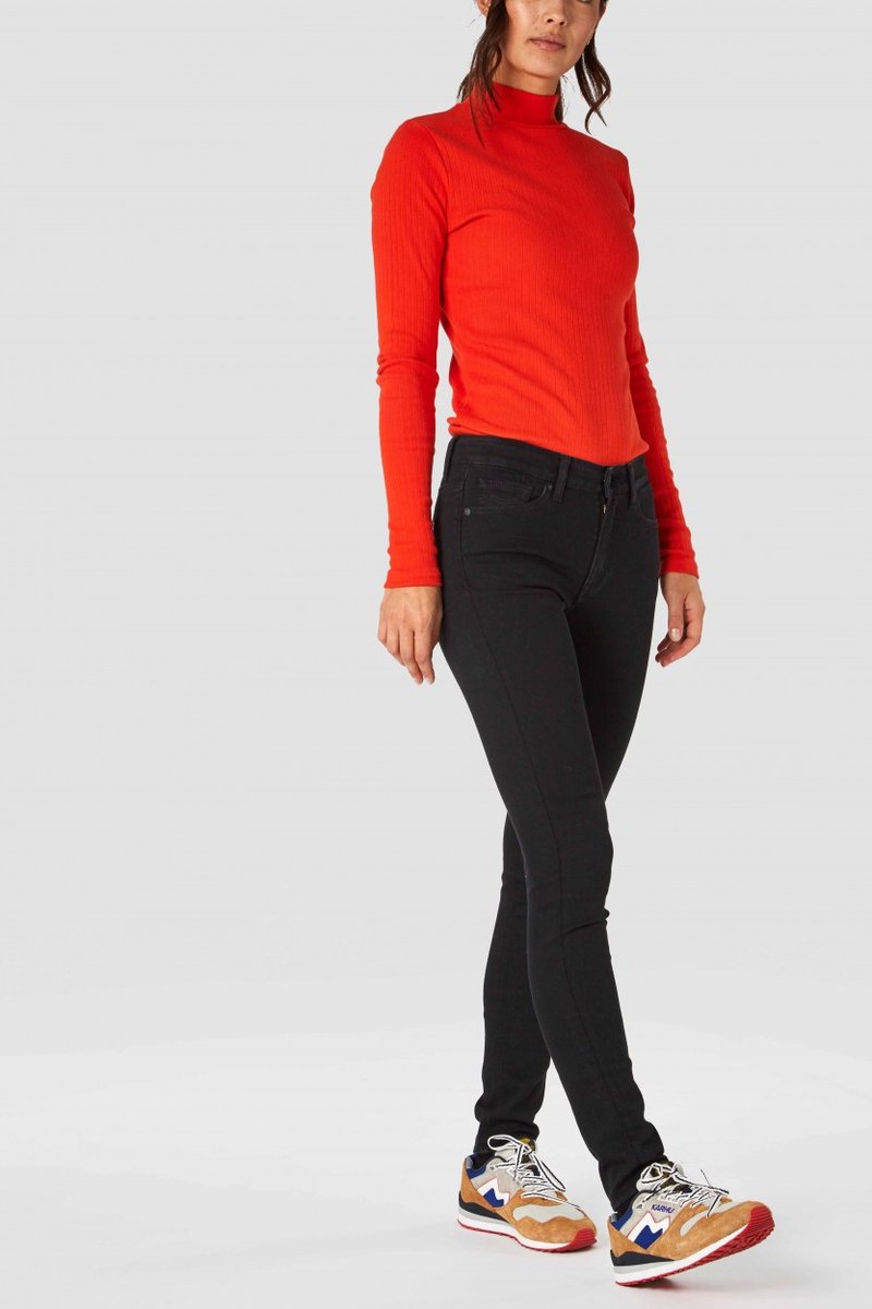 Juno Womens High stay black jean - Milu James St