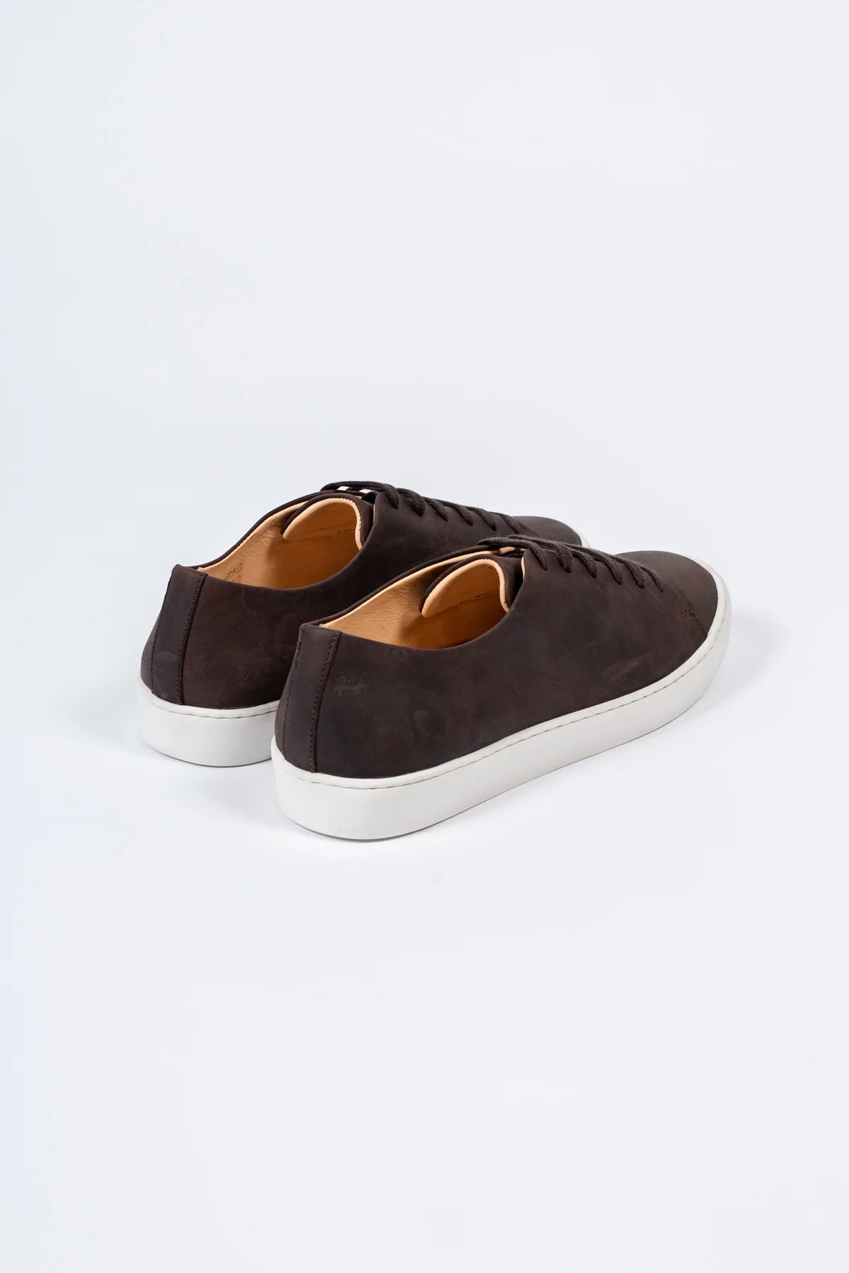 Oak Low in Brown Leather - Milu James St