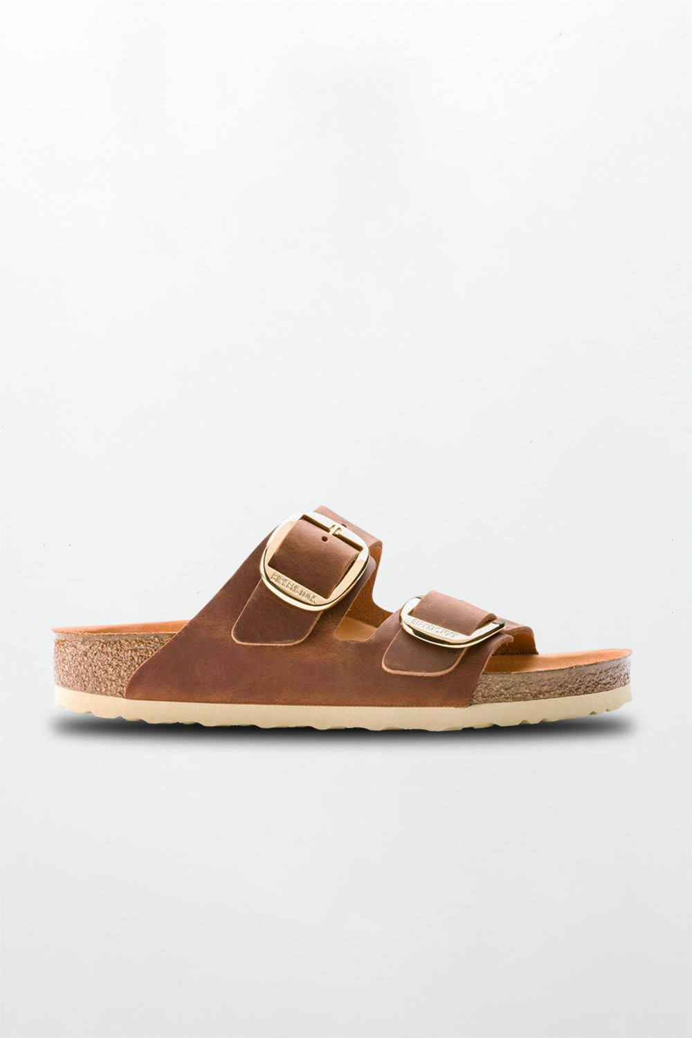 Arizona Big Buckle Oiled Leather in Cognac