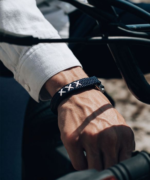 Gorgeous George XXX (Navy Silver) - Milu James St