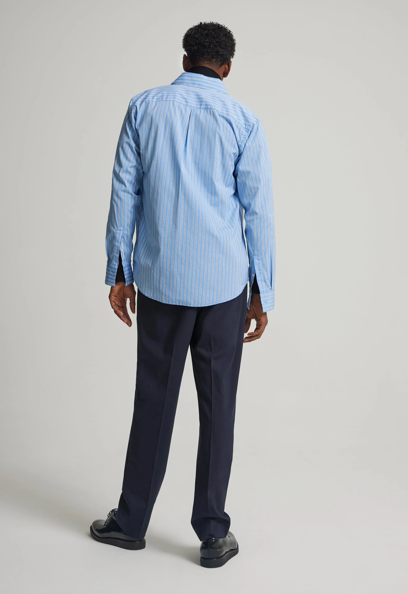 Wilhelm Shirt in Blue/Navy/Stripe