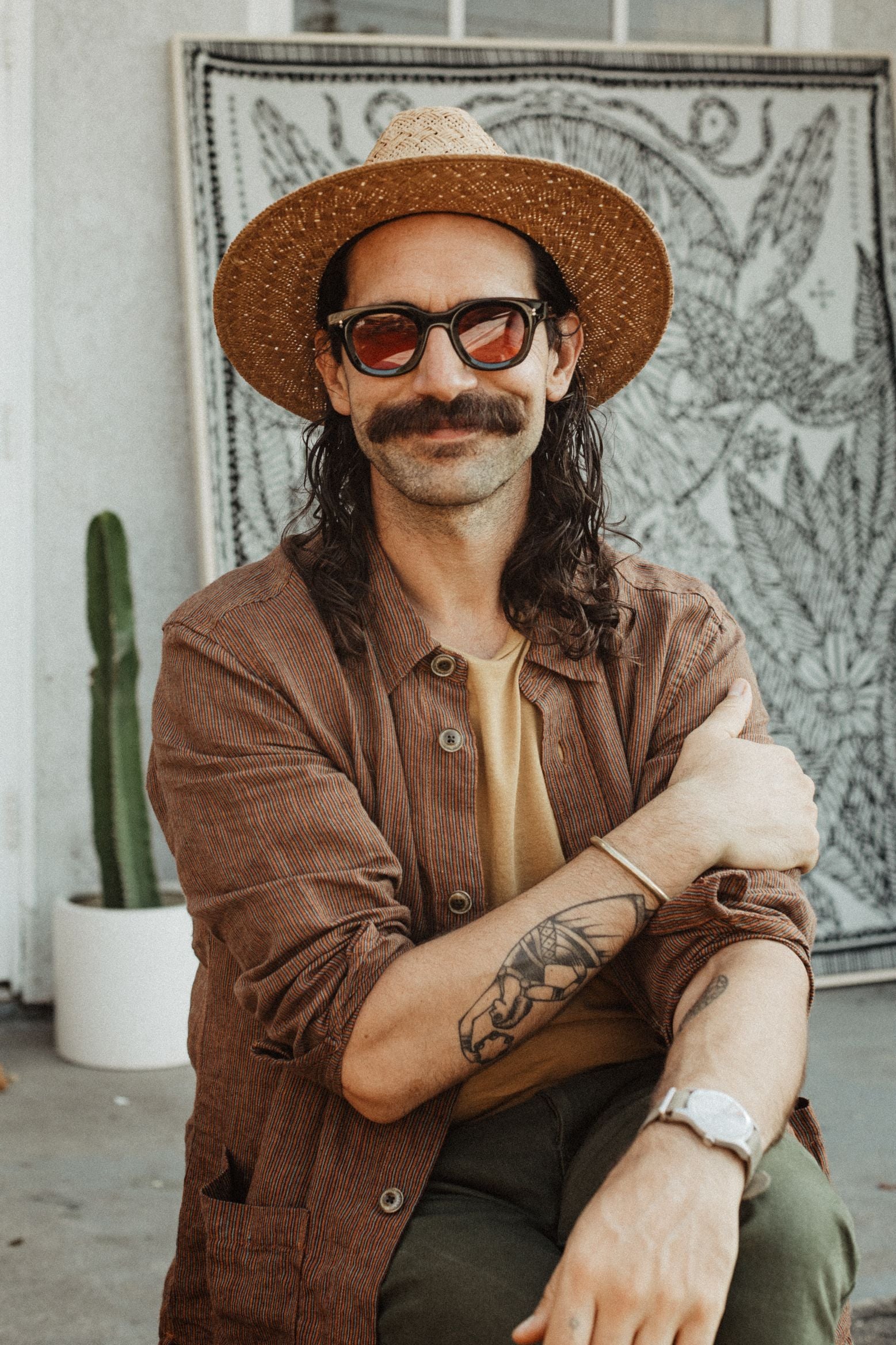 Simplest of Things Soy Candle in Tobacco & Patchouli