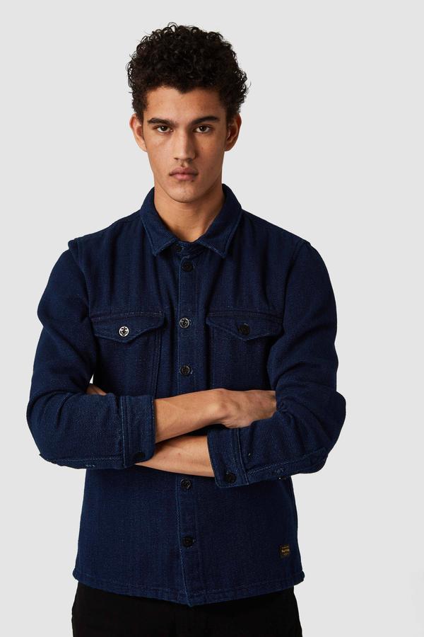 Angus Shirt 2.0 in Indigo Panama - Milu James St