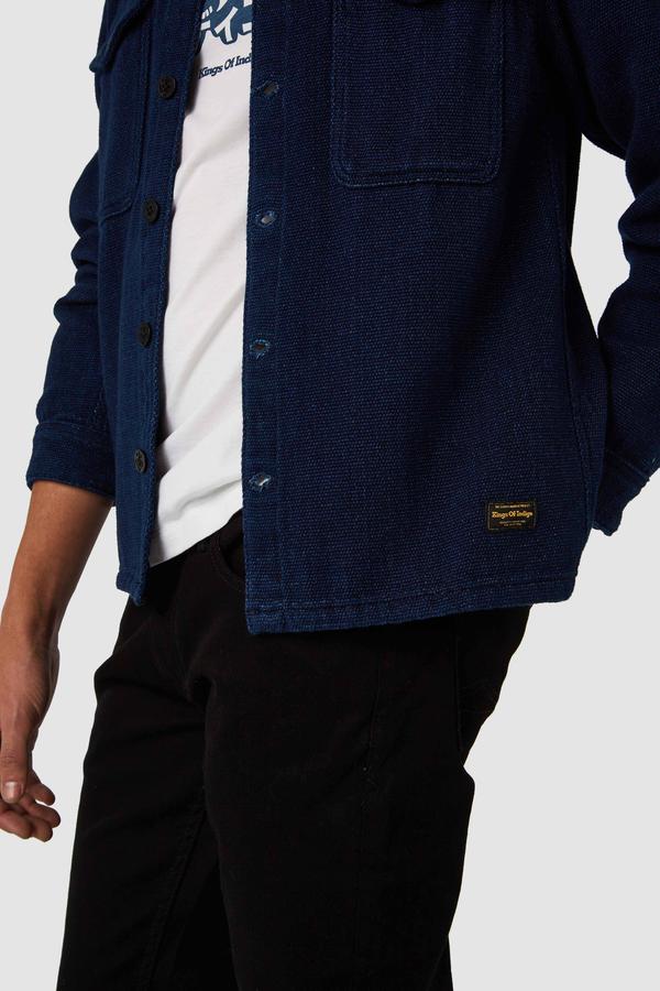 Angus Shirt 2.0 in Indigo Panama - Milu James St