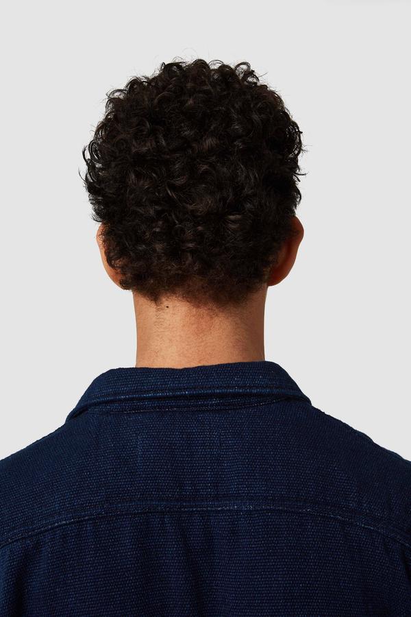 Angus Shirt 2.0 in Indigo Panama - Milu James St