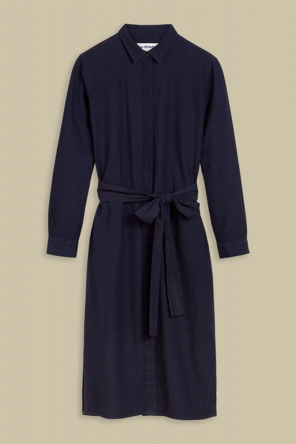 Maggy L/S Dress in Dark Indigo - Milu James St