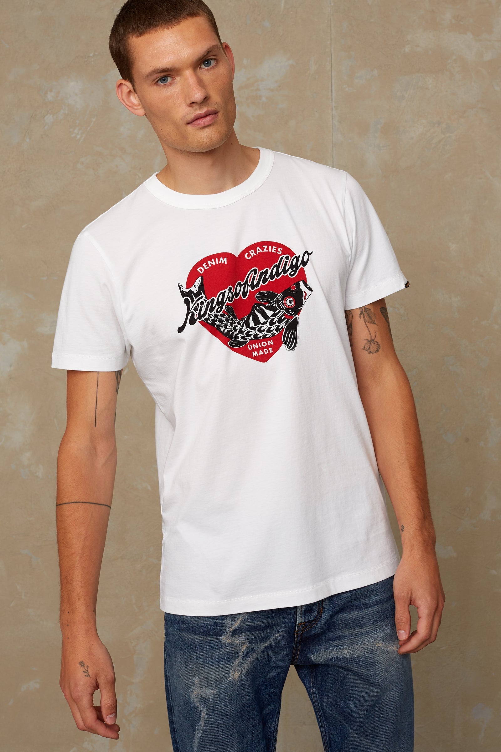 Darius Carp Tee in White