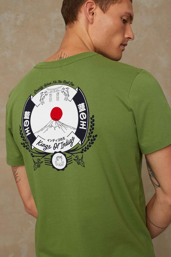 Darius T-Shirt in Loden Green Japan Laurel