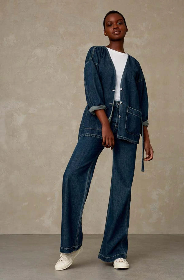 Jane Sailor Jeans in Mid Marble Gleen