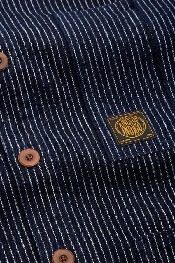 Vlad Jacket in Stripe Indigo