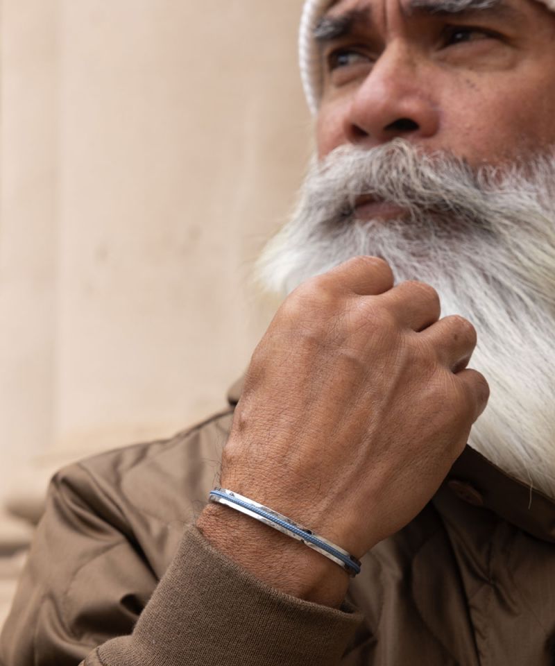 Navarch 6mm (Pigeon-Blue | Silver)