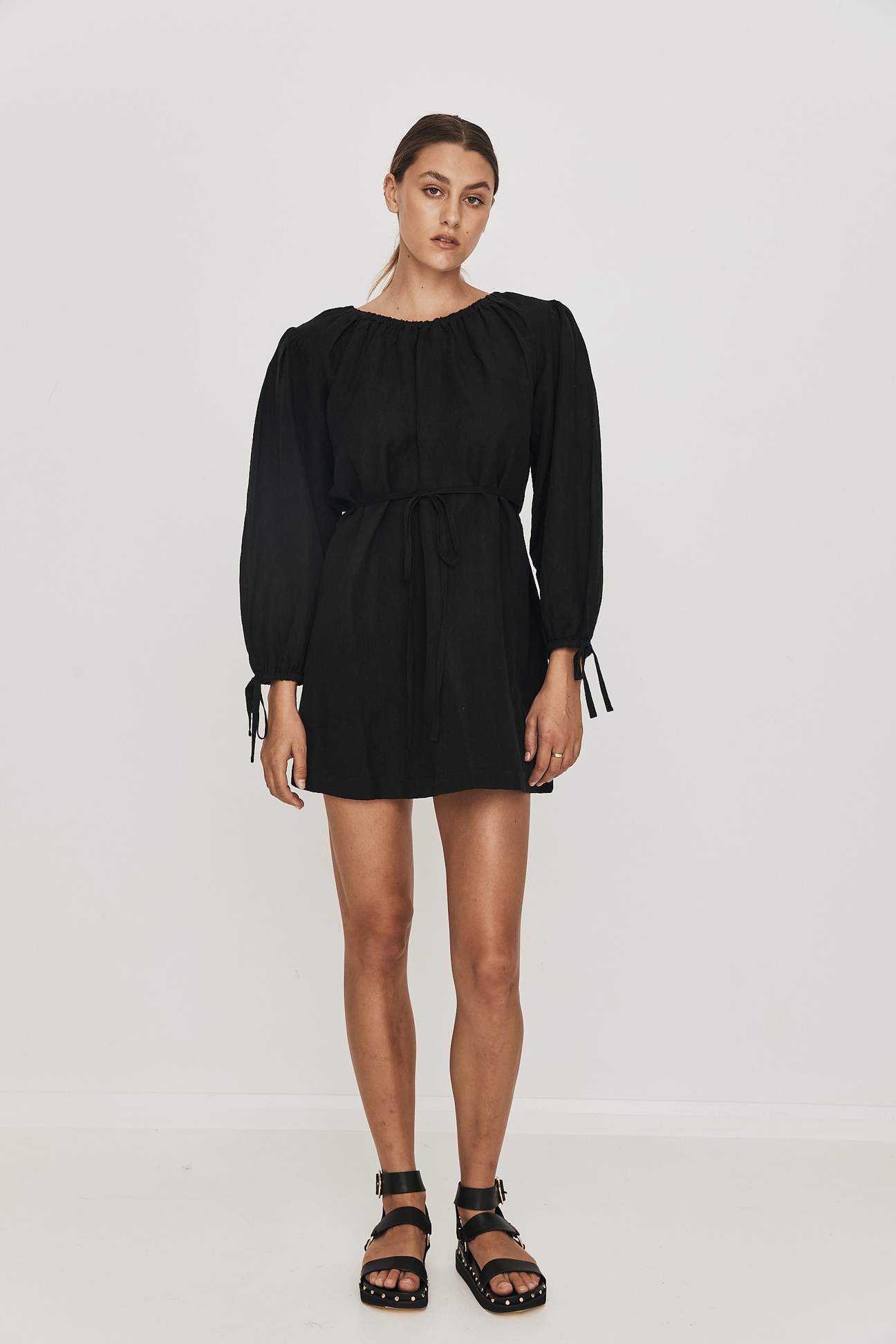 Mara Mini Dress in Black