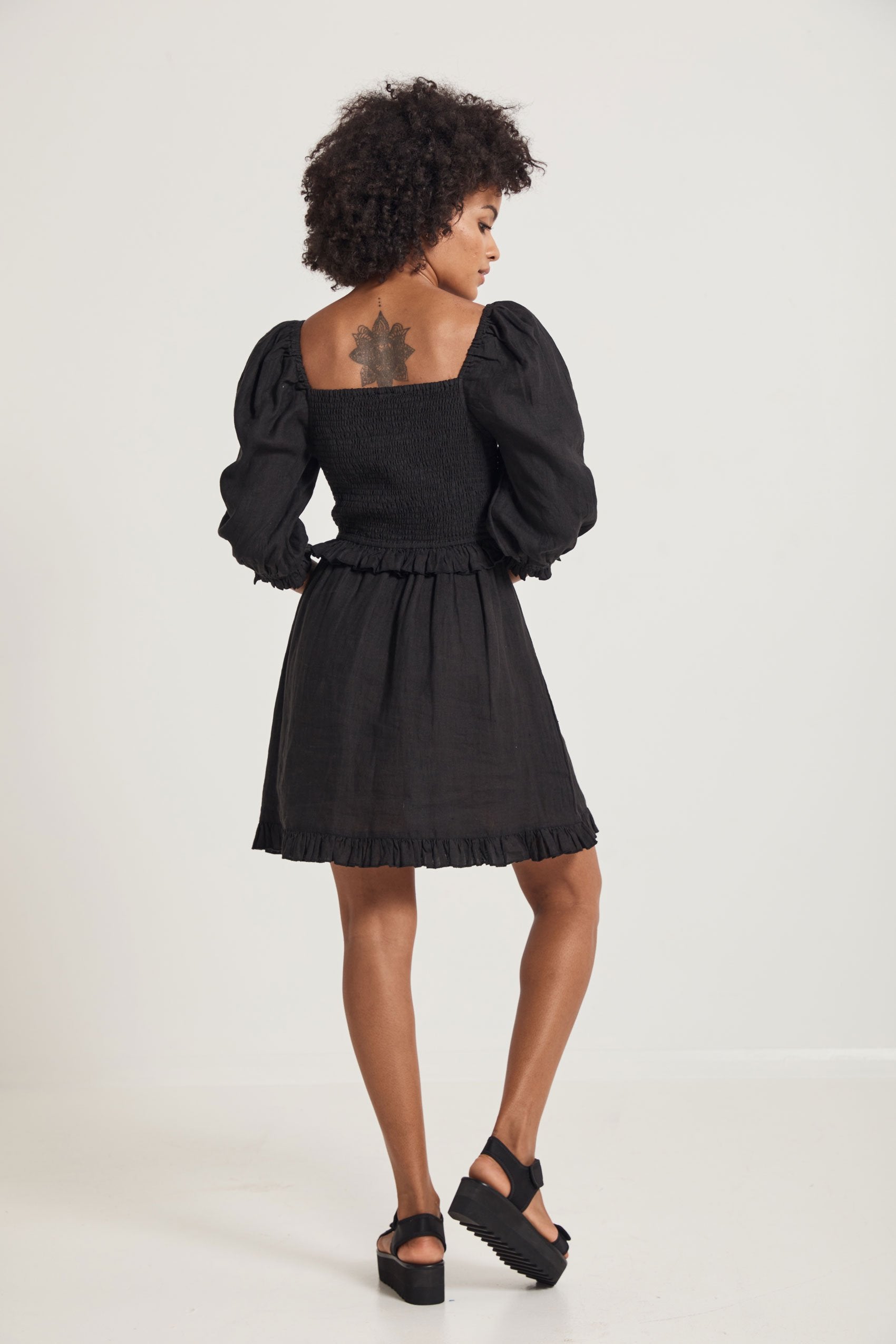 Shiloh Linen Mini Dress - Milu James St