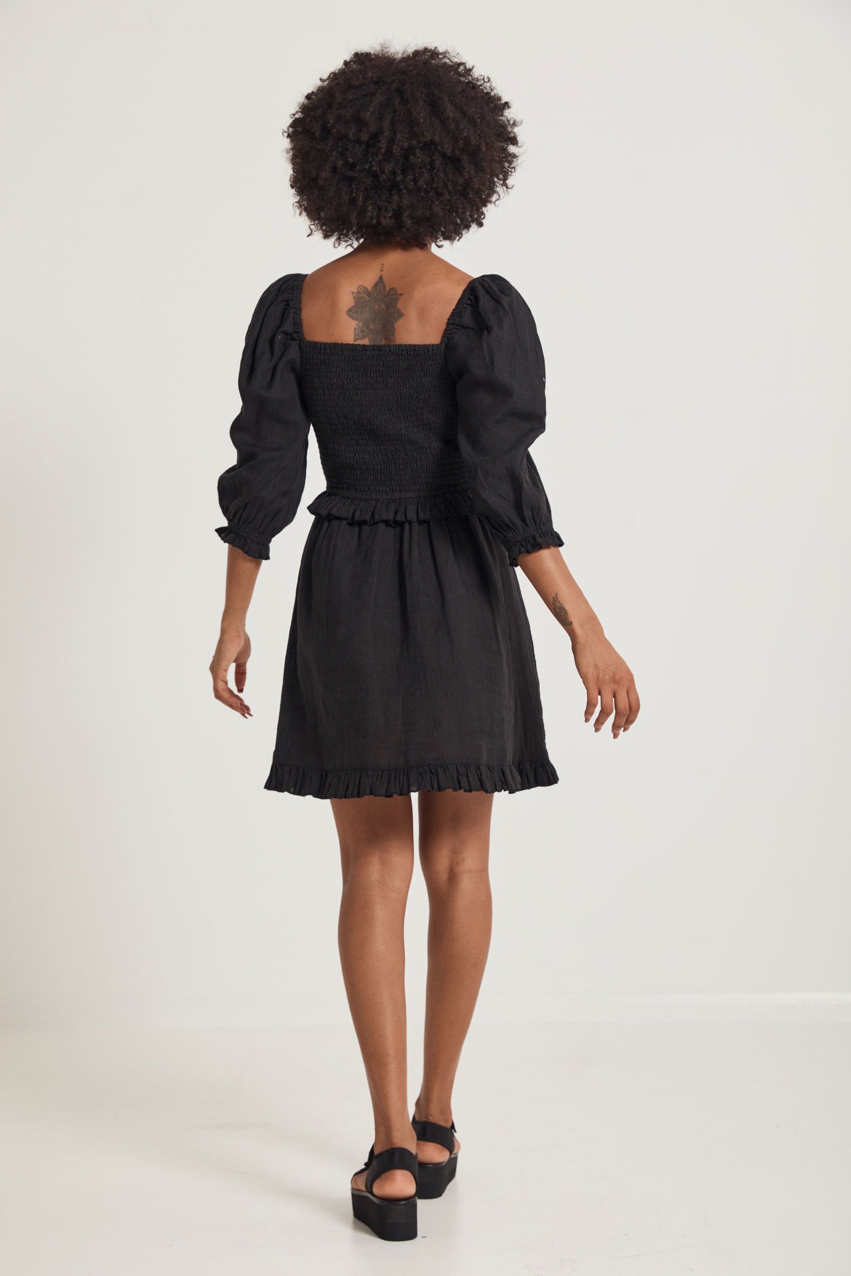 Shiloh Linen Mini Dress - Milu James St