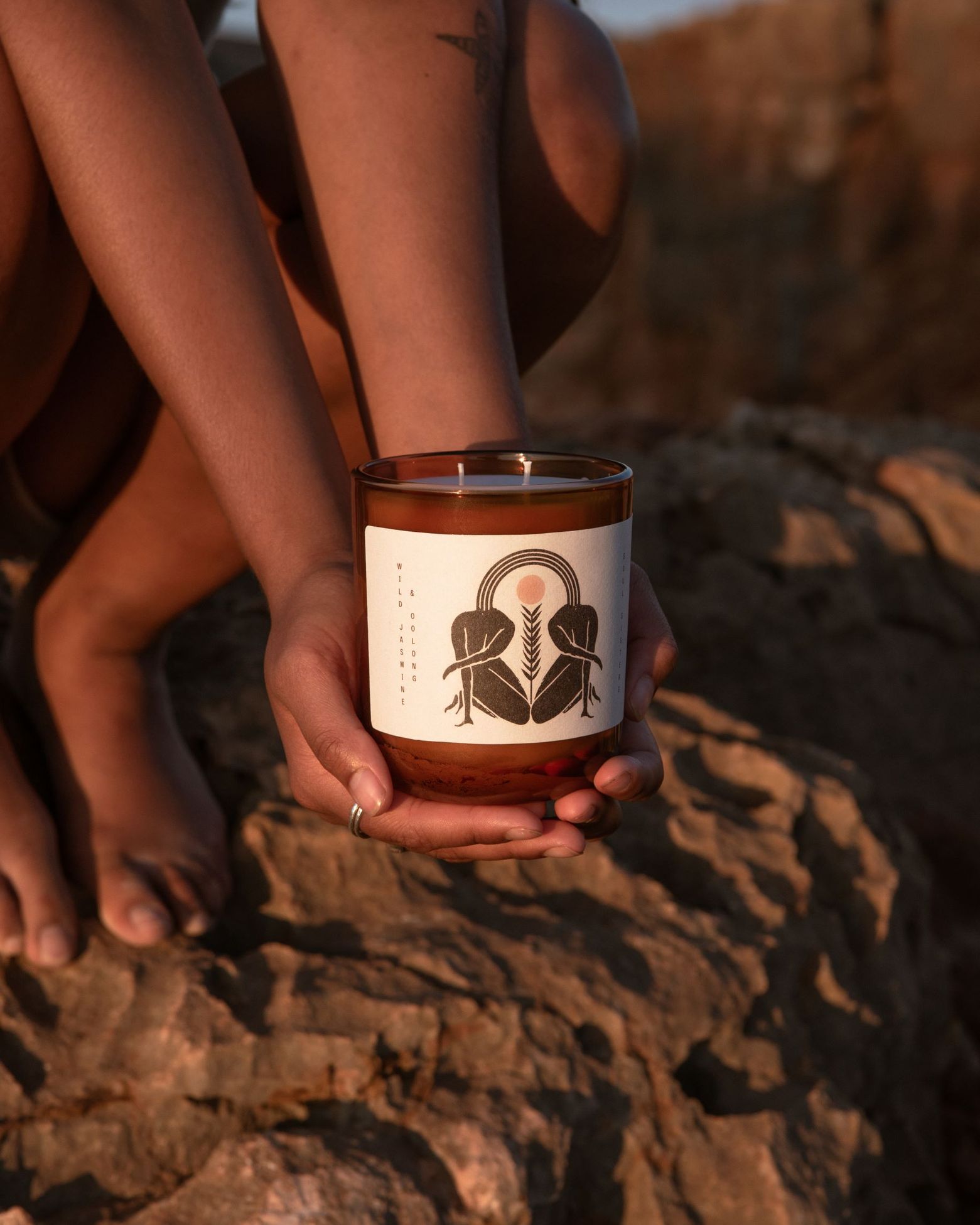 Soul Sisters Soy Candle in Wild Jasmine & Oolong