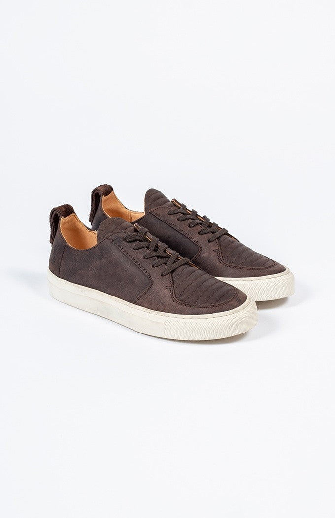 Argan Low Brown Leather - Milu James St