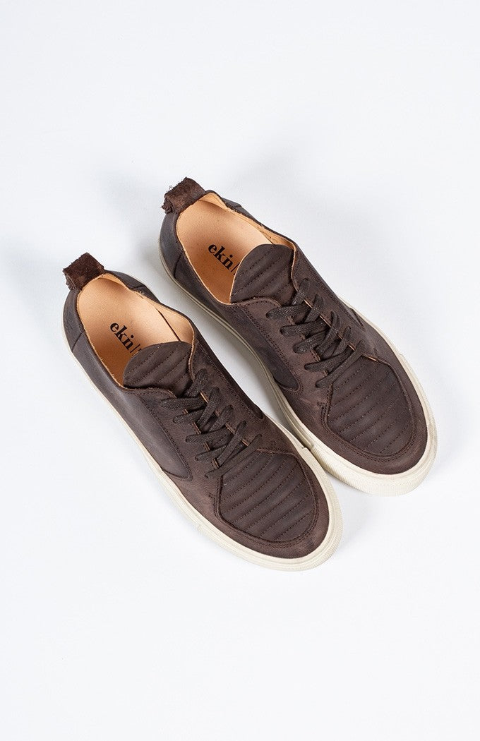 Argan Low Brown Leather - Milu James St